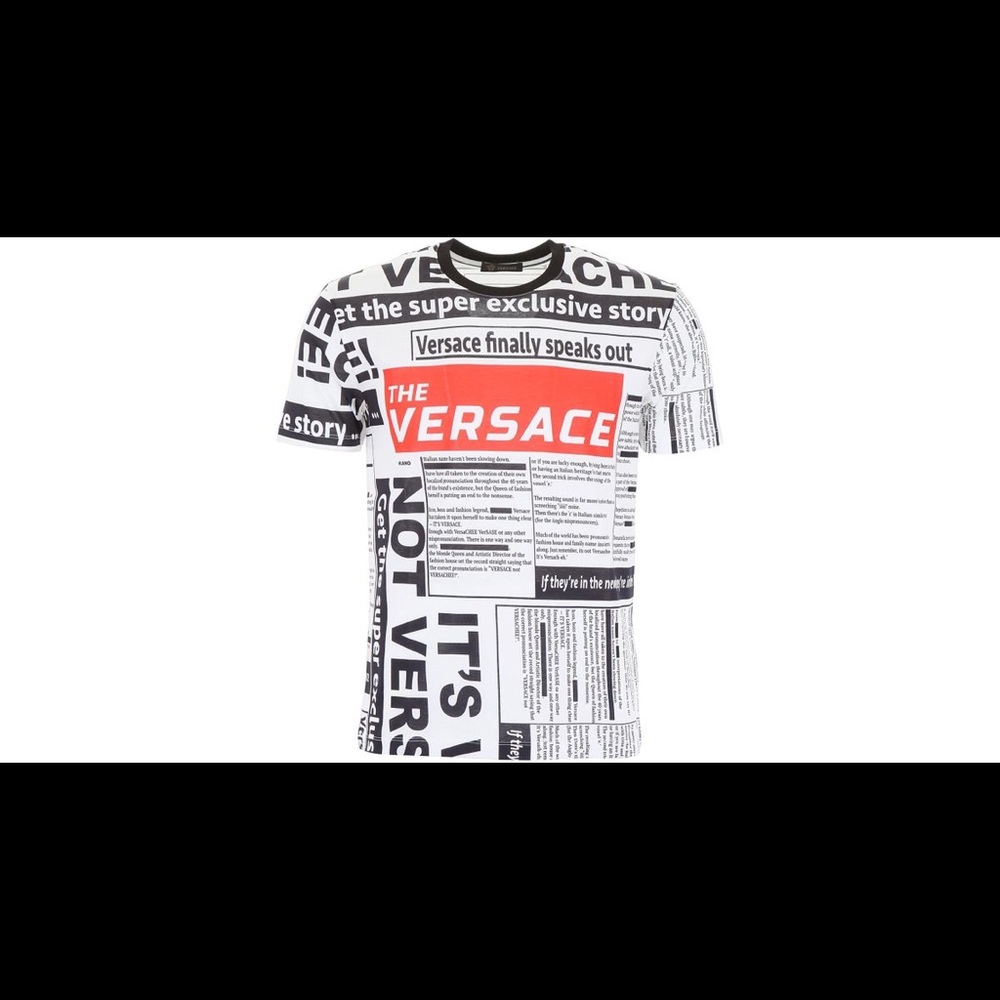 Versace Newspaper T-Shirt